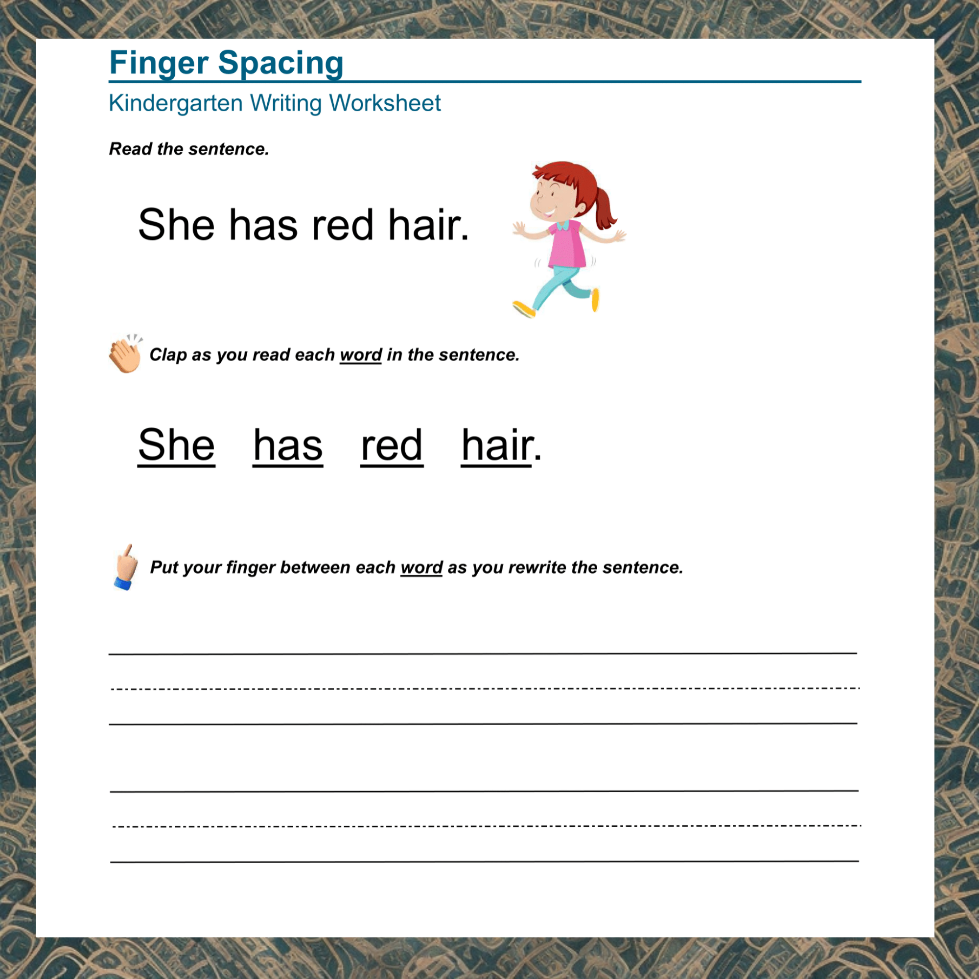 Exploring Simple Sentences Preschool And Kindergarten Worksheets Made By Teachers