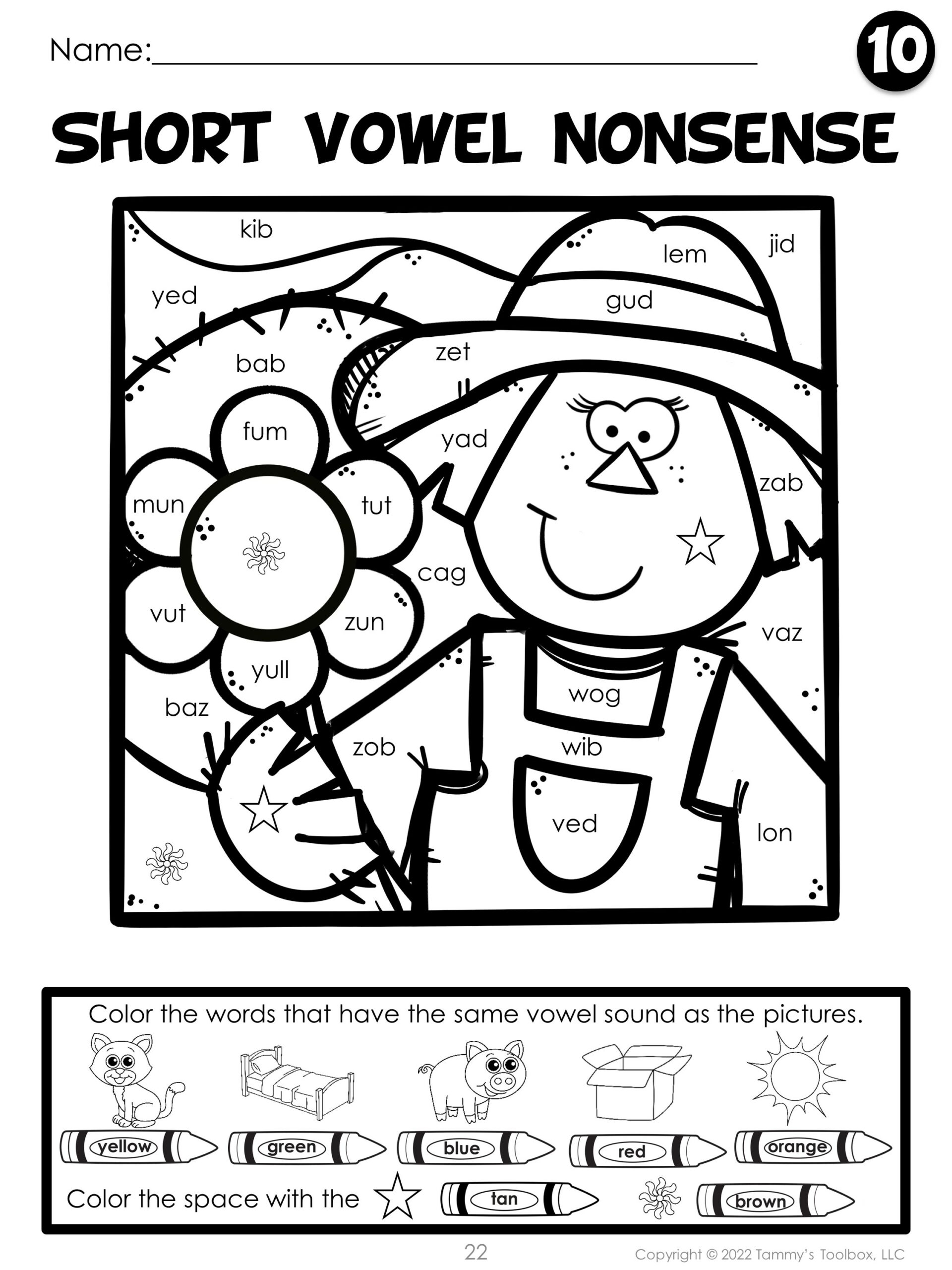 Fall Color By Code Phonics Sounds Made By Teachers