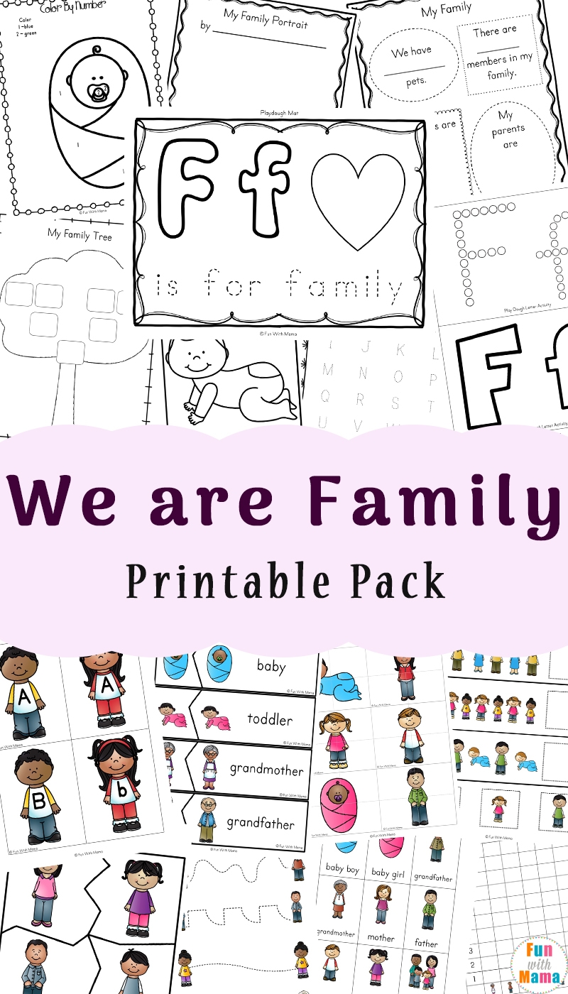 family worksheet for preschool family worksheet for preschool