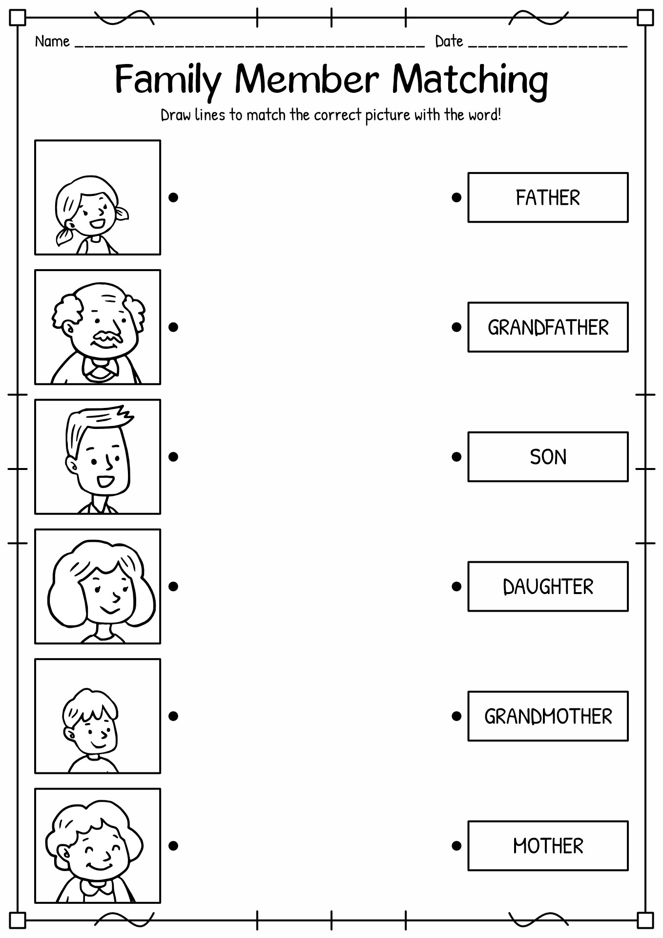 Family Worksheet