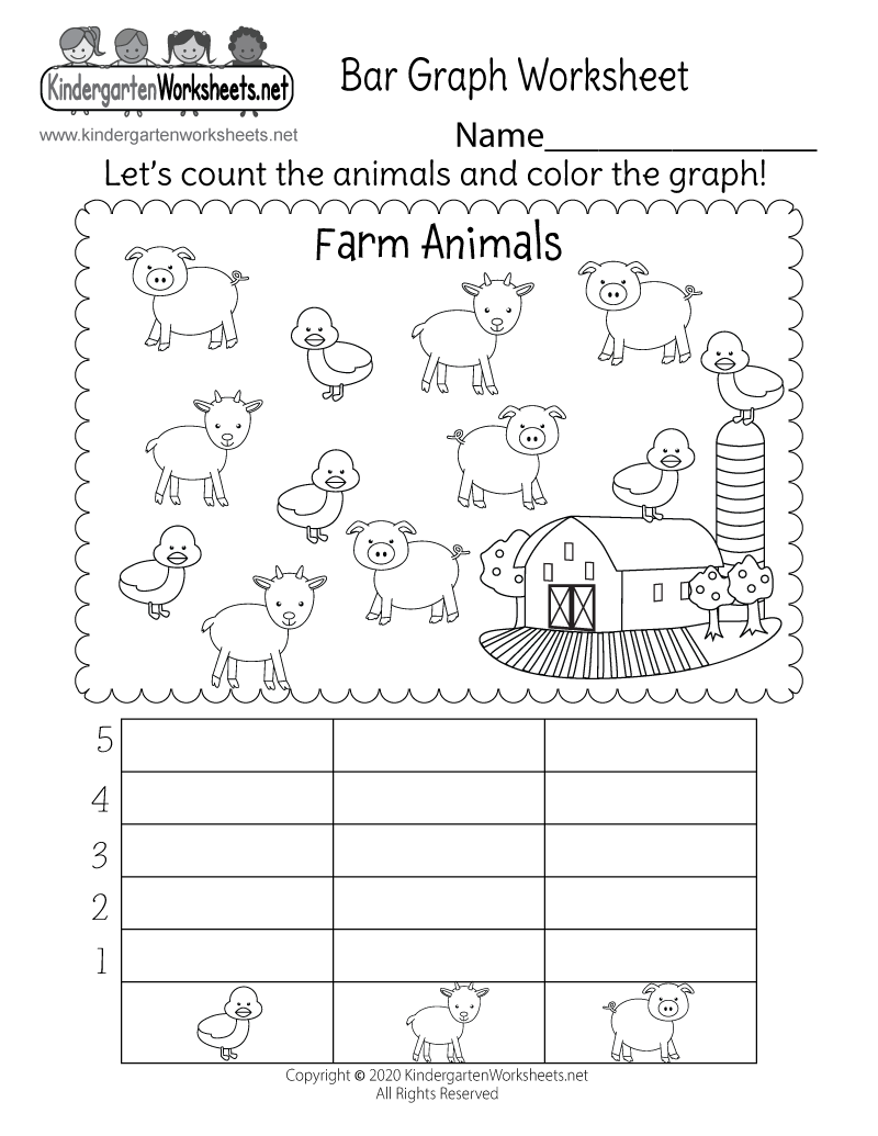 graphing worksheets for kindergarten
