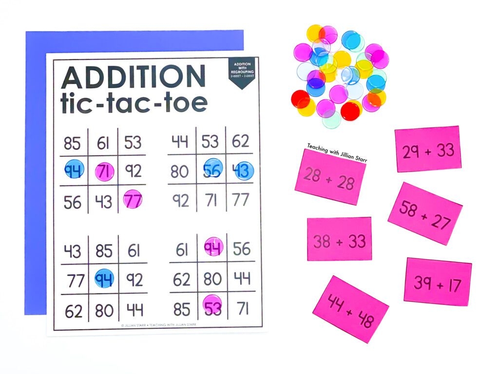 Favorite 2 Digit Addition With Regrouping Activities Teaching With Jillian Starr Favorite 2 Digit Addition With Regrouping Activities Teaching With Jillian Starr