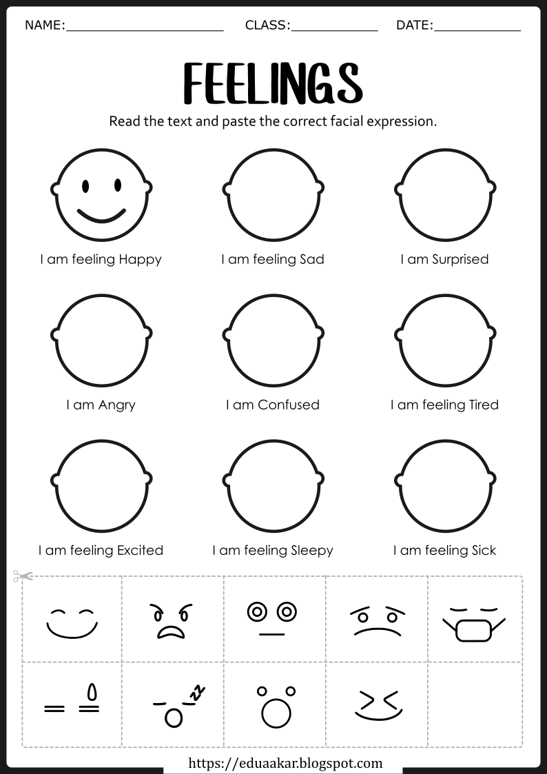 feelings worksheets for preschoolers feelings worksheets for preschoolers