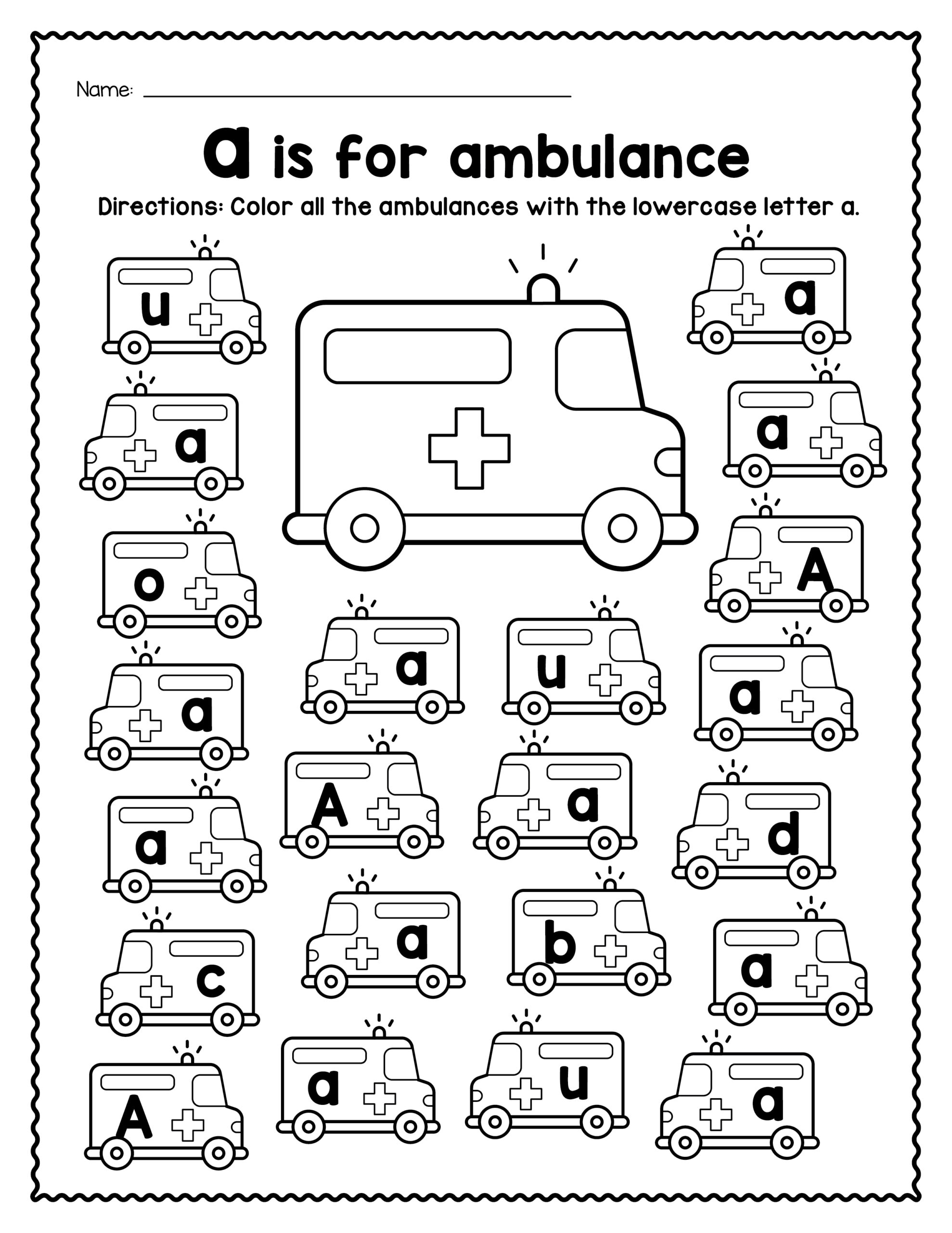 Find Alphabet Recognition Worksheets Made By Teachers