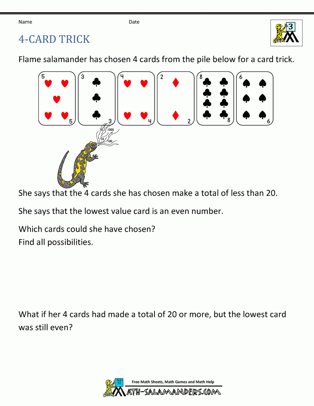 Finding All Possibilities Problem Solving