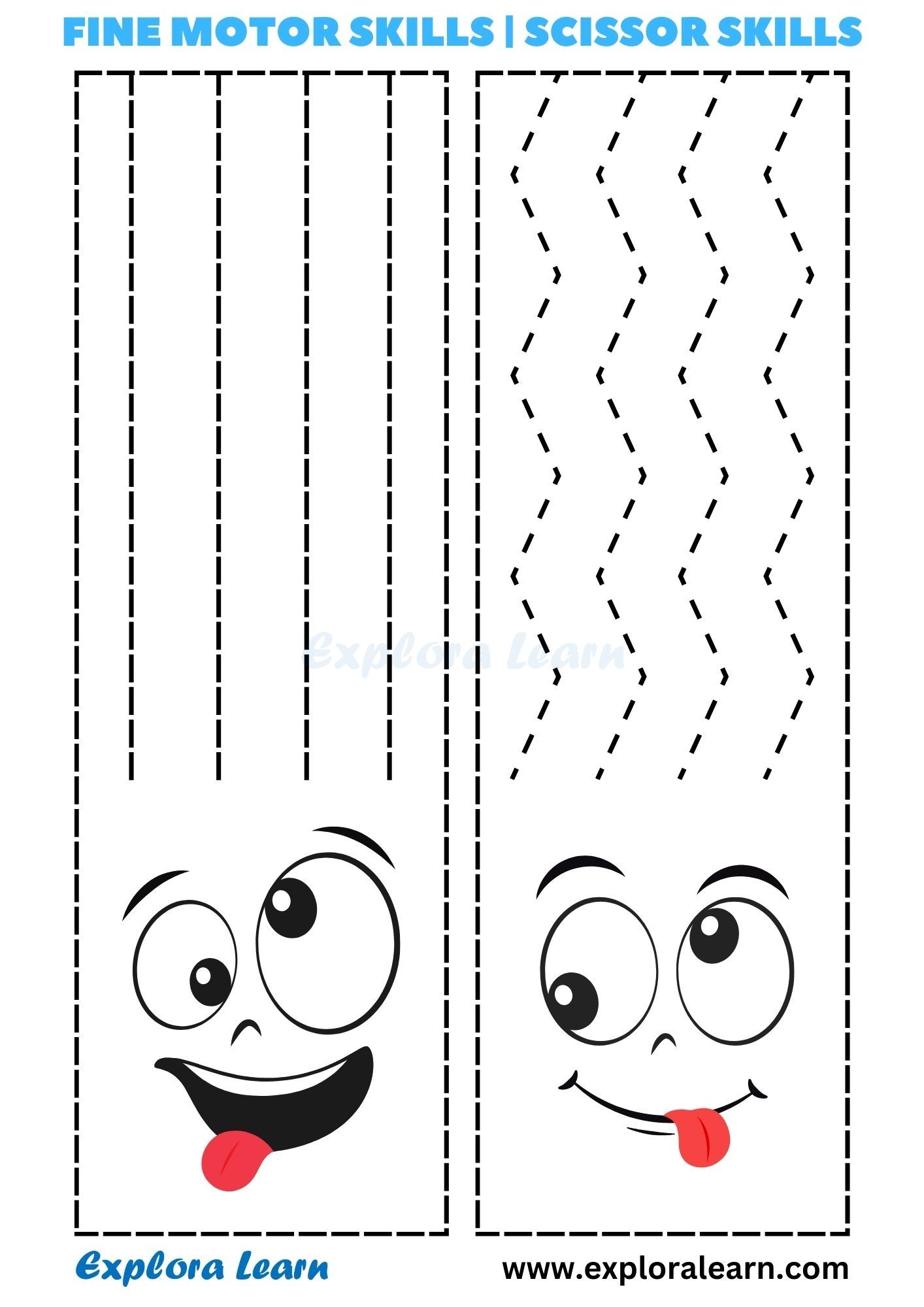 scissor practice worksheets for preschoolers