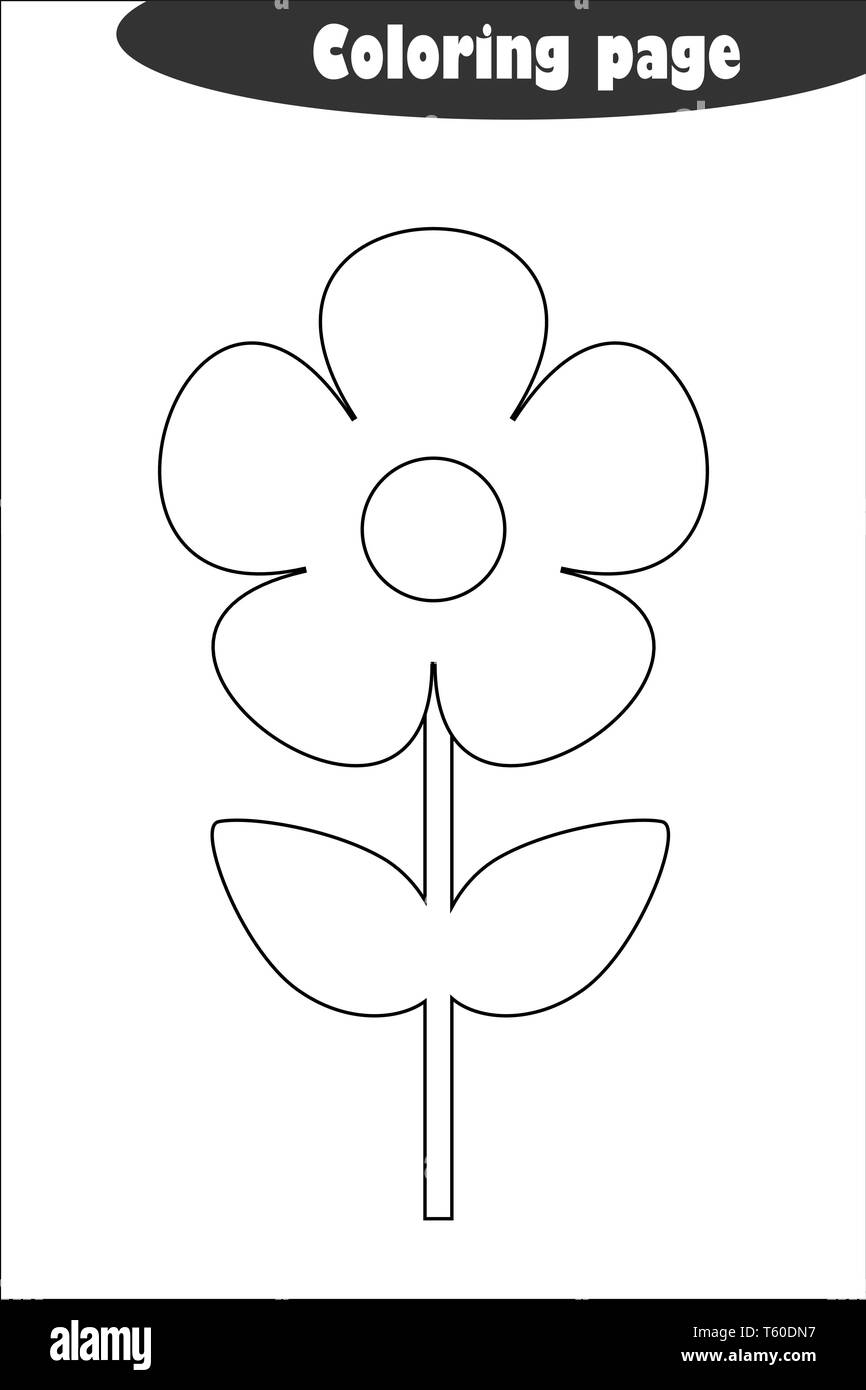 Flower Drawing For Kids Stock Vector Images Page 2 Alamy