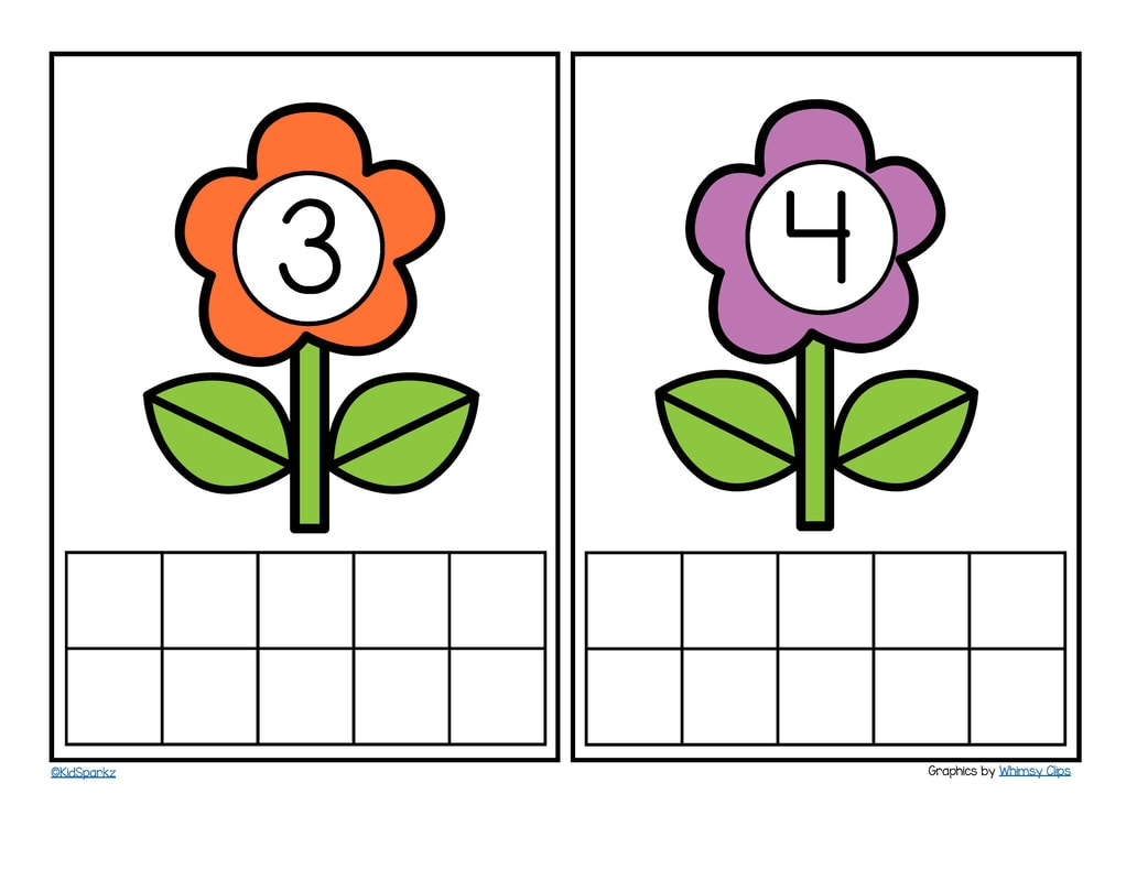 Flowers Theme Activities And Printables For Preschool And Kindergarten KIDSPARKZ