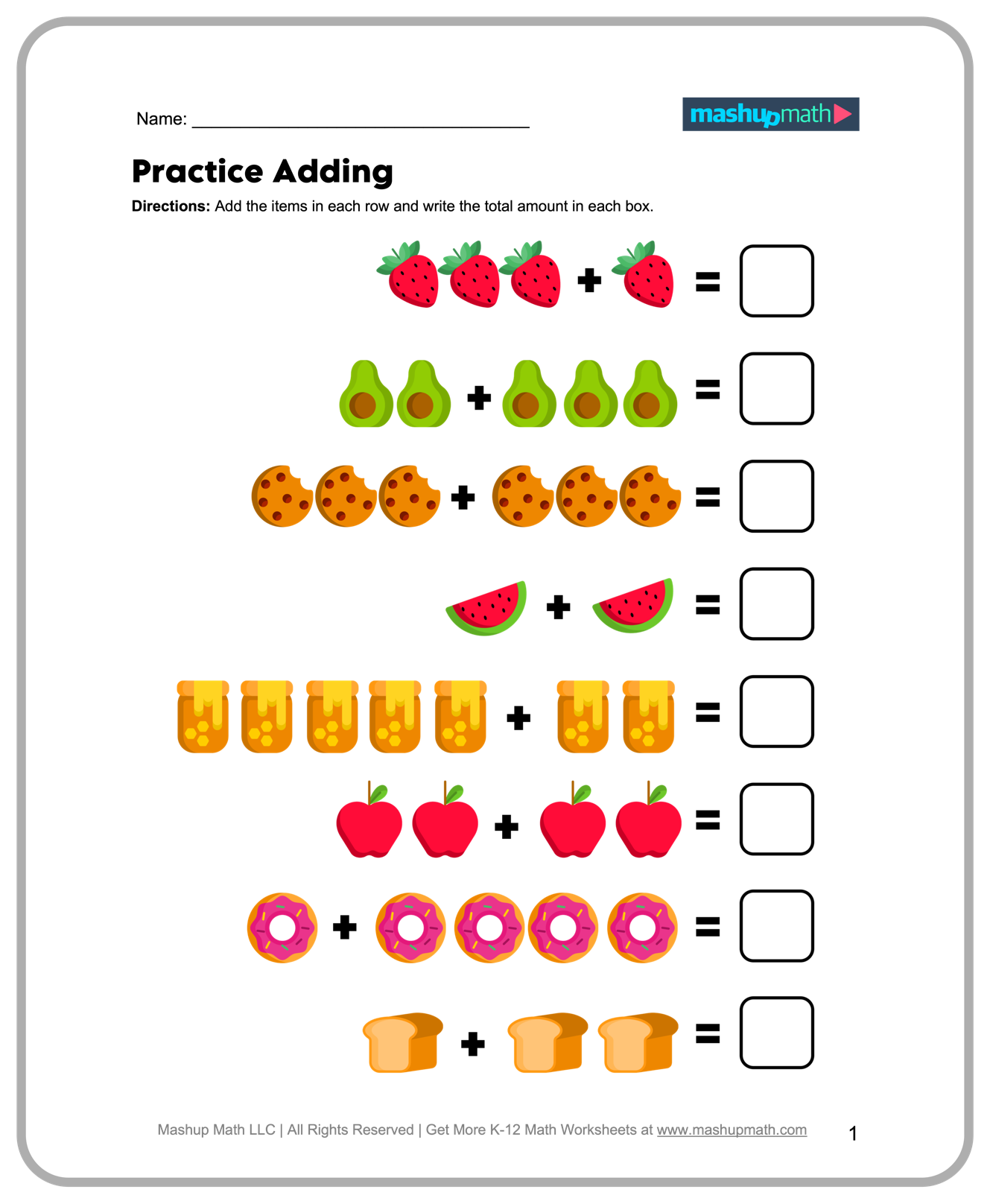 first grade worksheets math