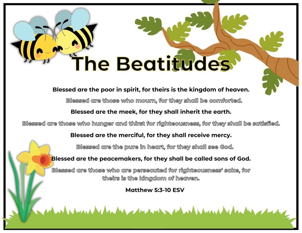 Free Beatitudes Printables Healing Home
