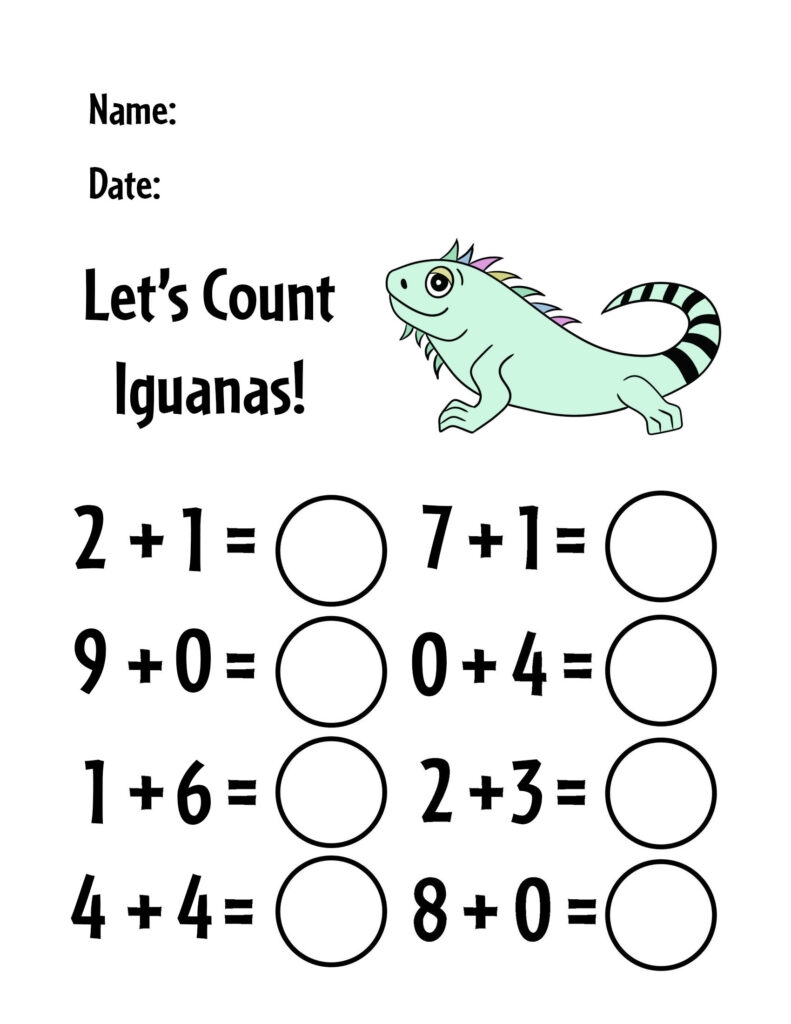 addition kindergarten worksheets
