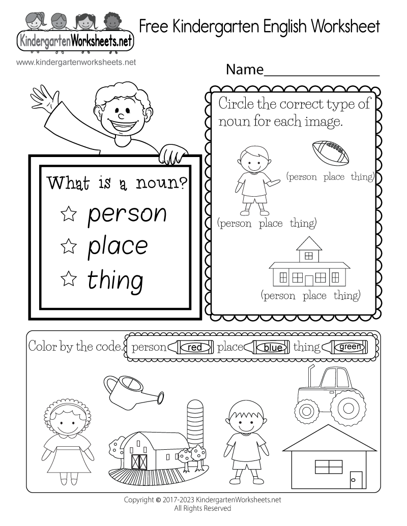 fill in the blank worksheets kindergarten