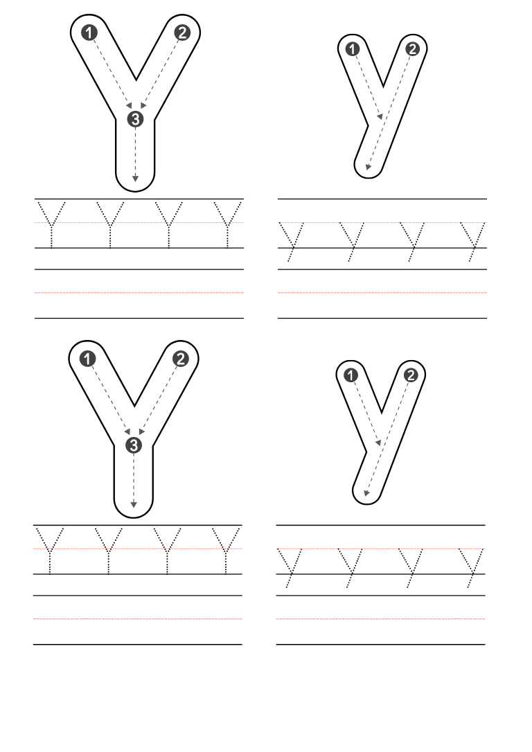 Free Kindergarten Letter Y Worksheets Printable PDF Free Kindergarten Letter Y Worksheets Printable PDF
