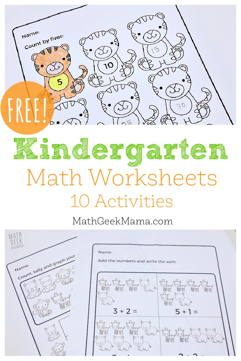 kindergarten math worksheets for free kindergarten math worksheets for free