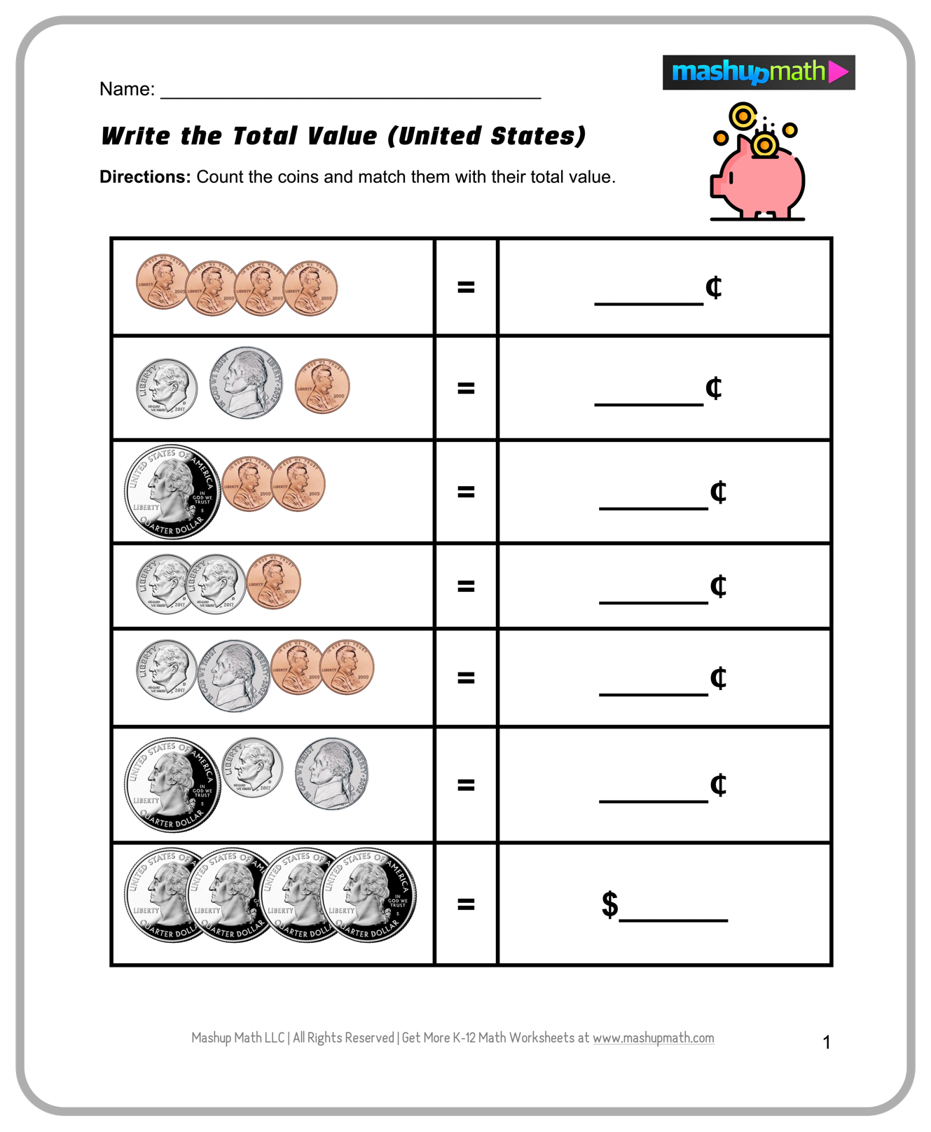 Free Kindergarten Math Worksheets Printable Mashup Math Free Kindergarten Math Worksheets Printable Mashup Math