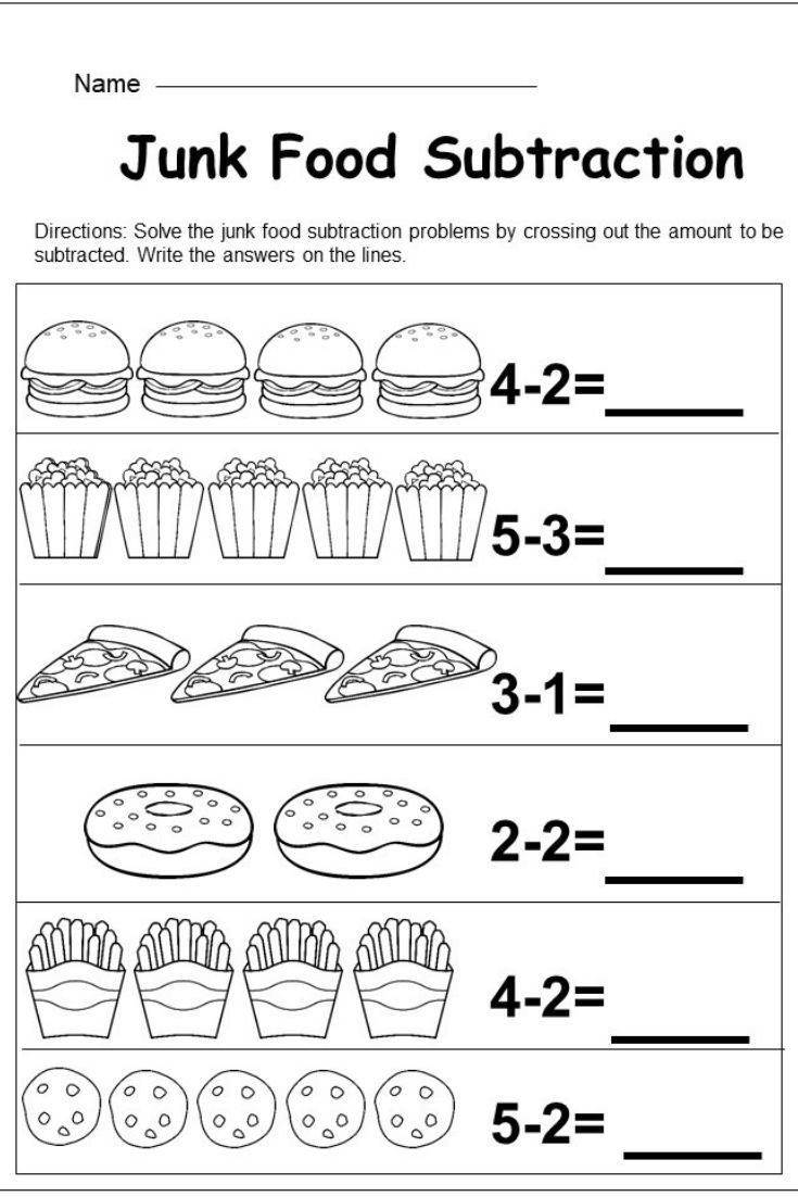 Free Kindergarten Subtraction Worksheet Kindermomma Kindergarten Subtraction Worksheets Subtraction Kindergarten Kindergarten Math Worksheets Free