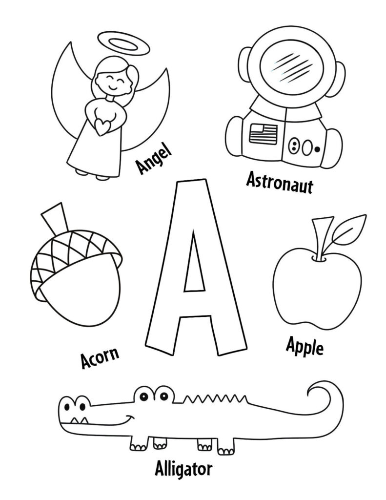 FREE Letter A Worksheets For Preschool The Hollydog Blog