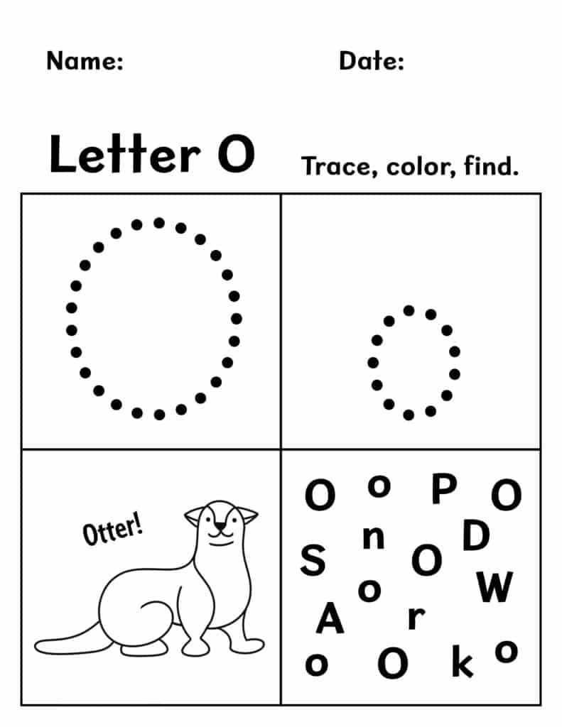 FREE Letter O Worksheets For Preschool The Hollydog Blog FREE Letter O Worksheets For Preschool The Hollydog Blog