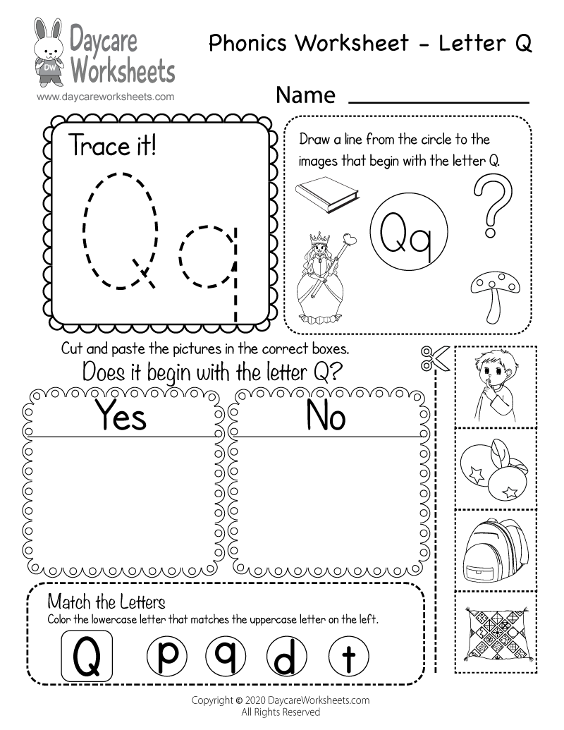 letter q worksheet for preschool letter q worksheet for preschool