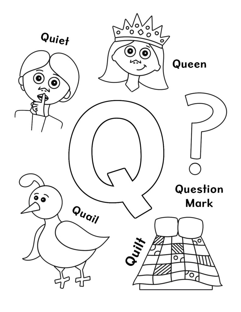 FREE Letter Q Worksheets For Preschool The Hollydog Blog
