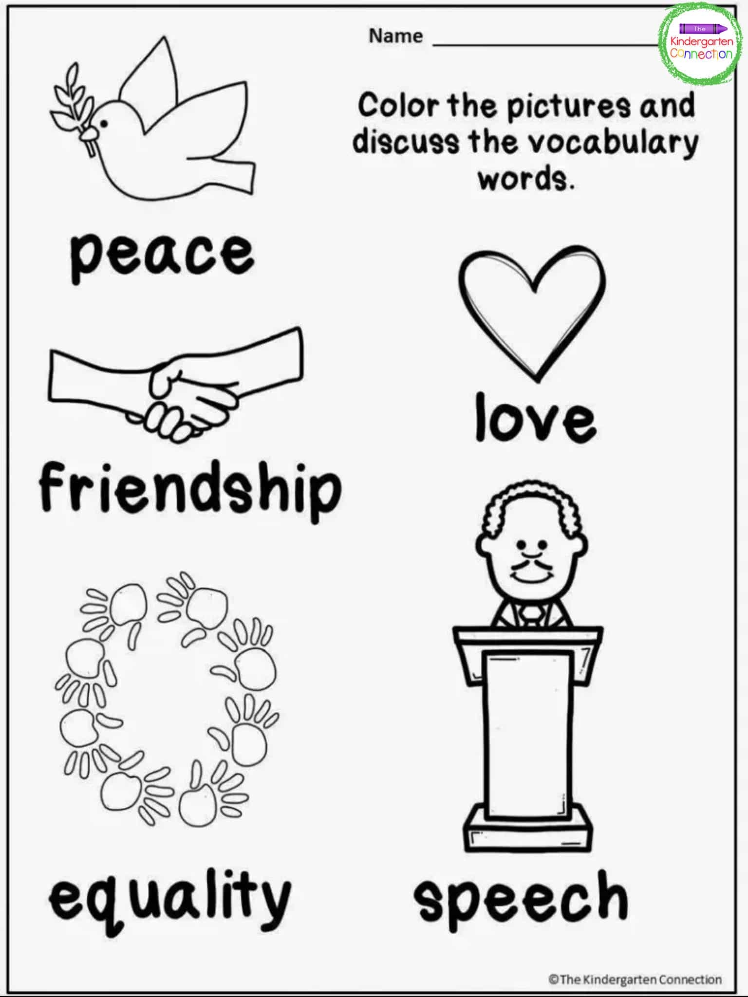 FREE Martin Luther King Jr Printables And Read Alouds For Kindergarten FREE Martin Luther King Jr Printables And Read Alouds For Kindergarten