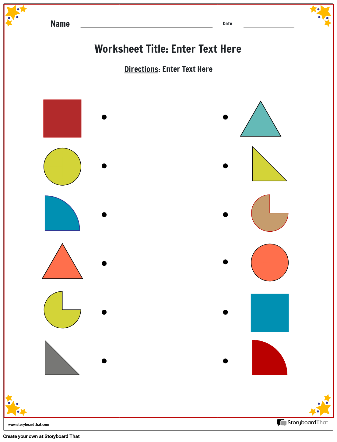 shape worksheets kindergarten