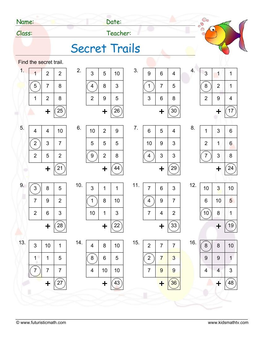 Free Math Puzzles Worksheets Pdf Printable Math Champions
