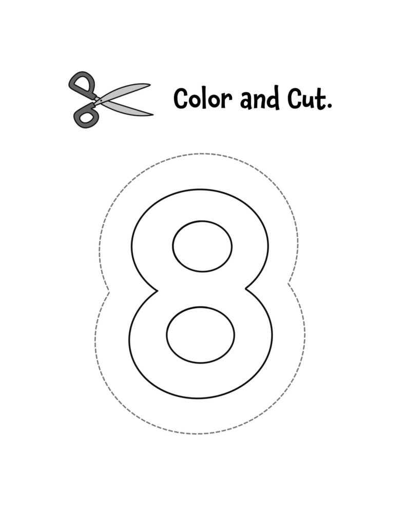 FREE Number 8 Worksheets For Preschool The Hollydog Blog