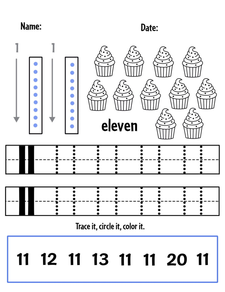 Free Numbers 11 20 Tracing Sheets The Hollydog Blog Free Numbers 11 20 Tracing Sheets The Hollydog Blog