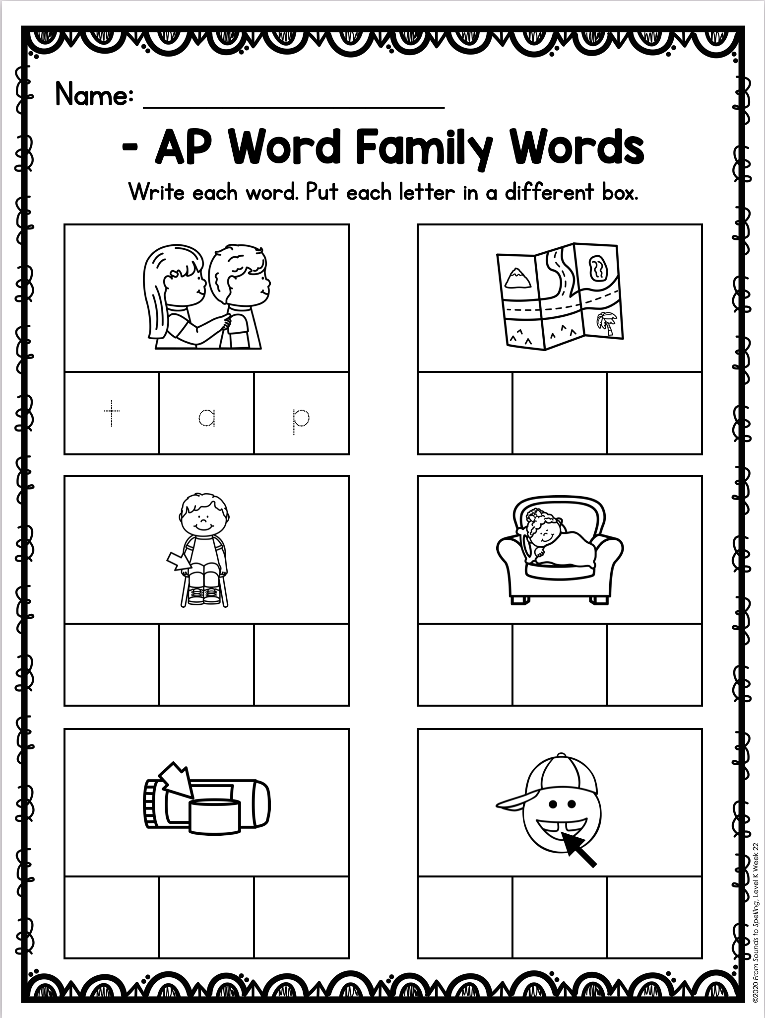 Free Phonics Activities Printables