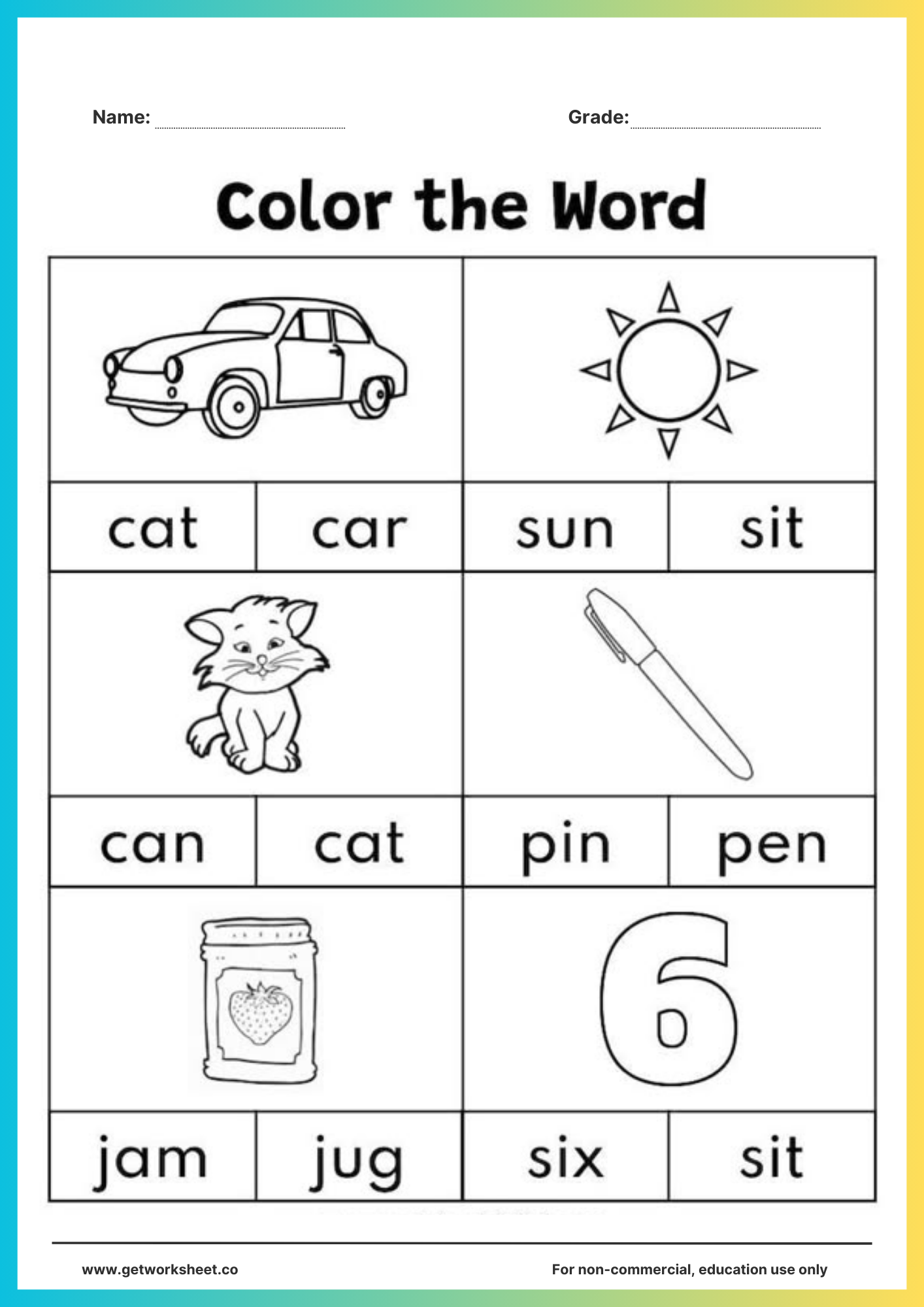 Free Phonics Worksheets Worksheets Get Worksheet GetWorksheet