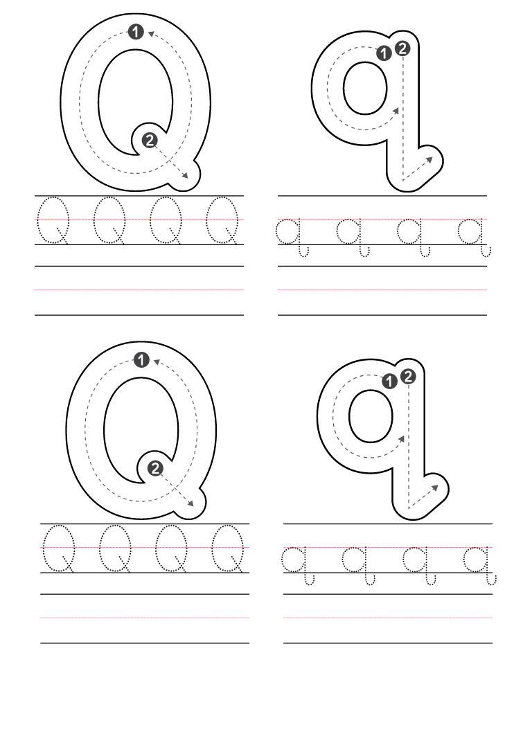 Free Preschool Letter Q Worksheets Printable PDF Free Preschool Letter Q Worksheets Printable PDF