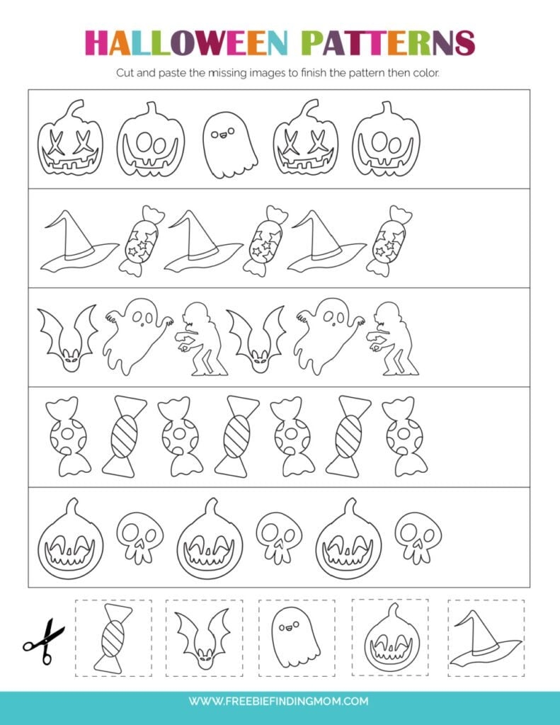 Free Preschool Printable Worksheets Halloween Math Free Preschool Printable Worksheets Halloween Math