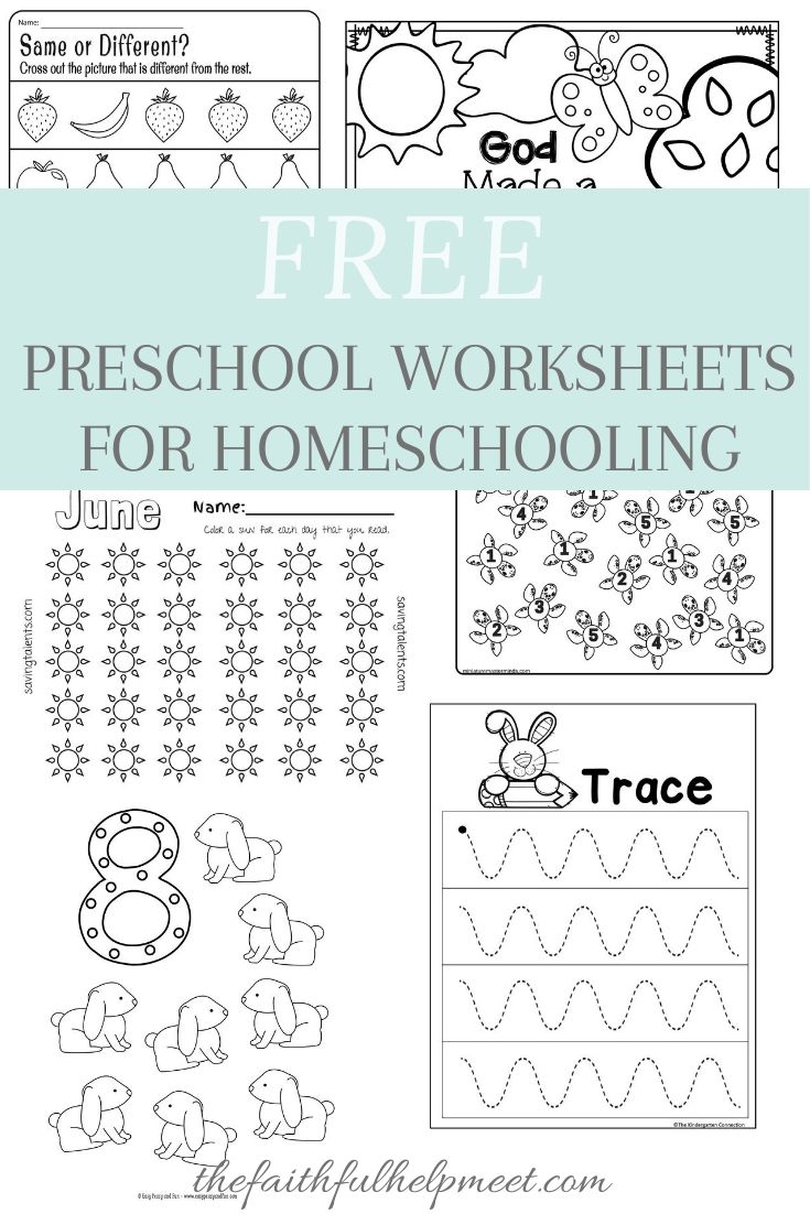 Free Preschool Printables Homeschool Preschool Worksheets Preschool Printables