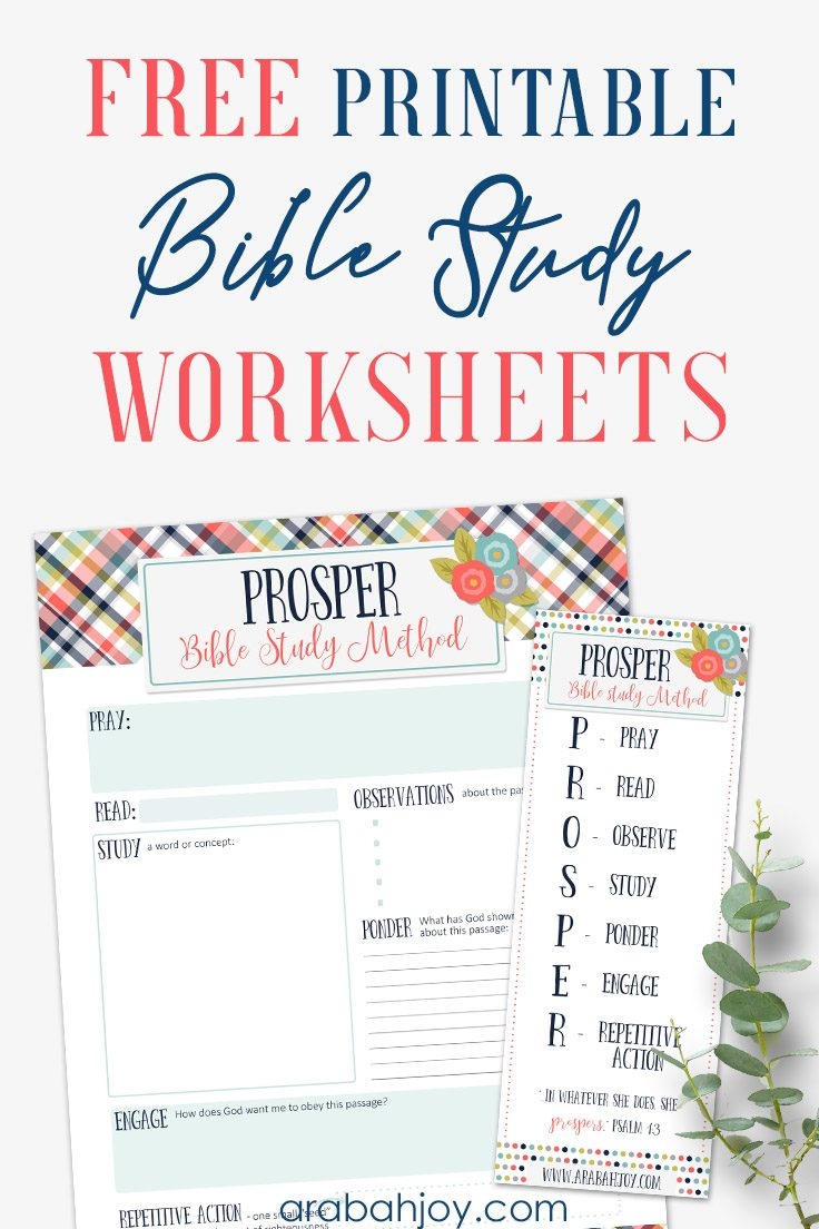 printable bible study worksheets
