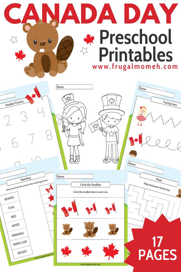free printable canada worksheets