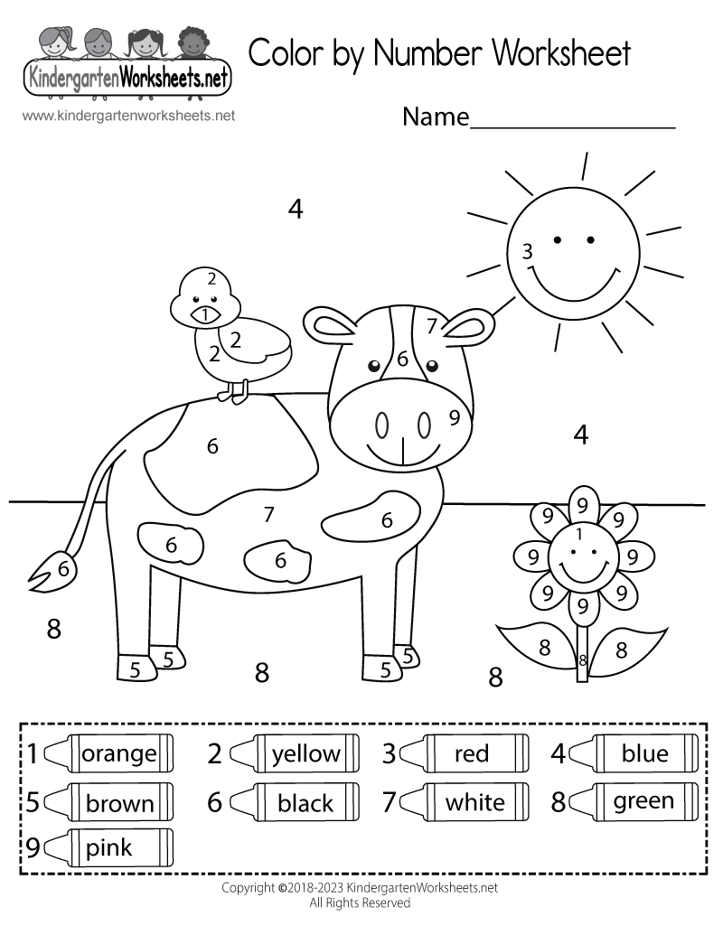 kindergarten worksheets colors kindergarten worksheets colors