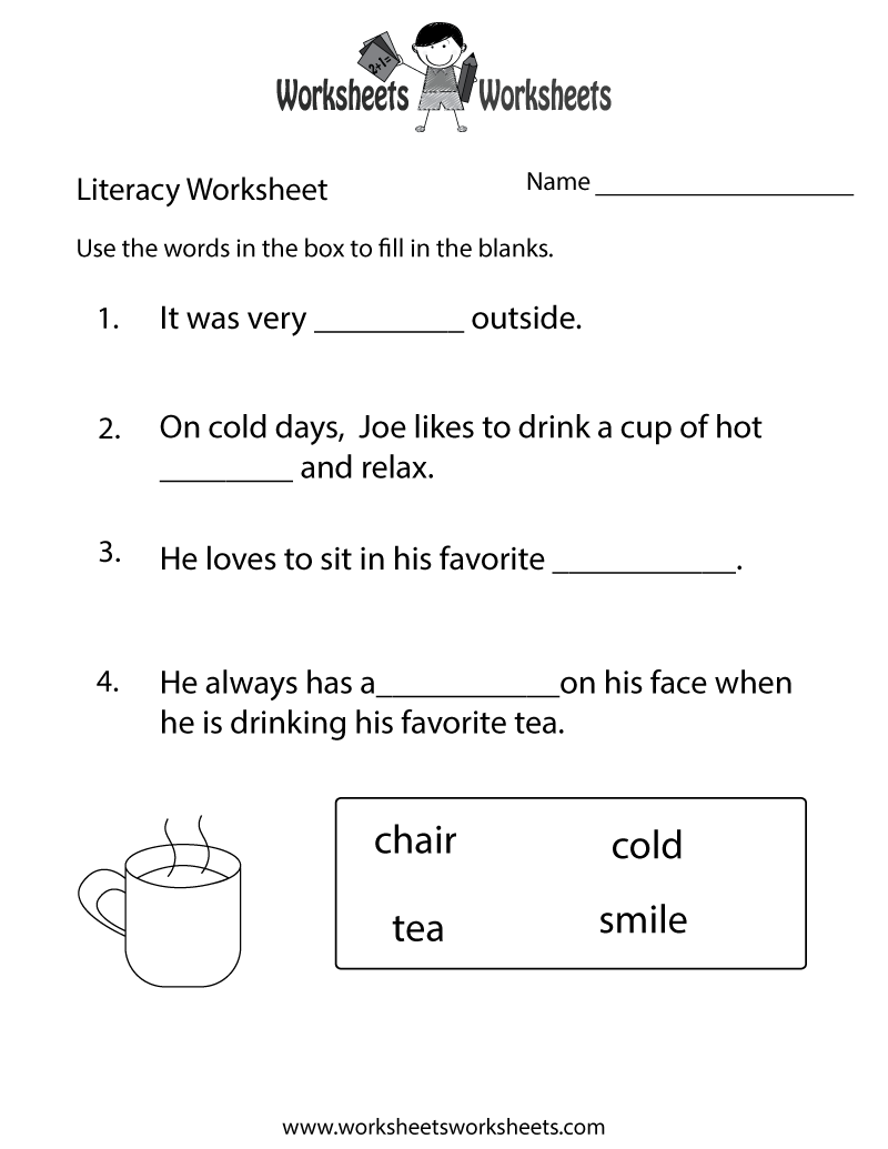 ela kindergarten worksheets