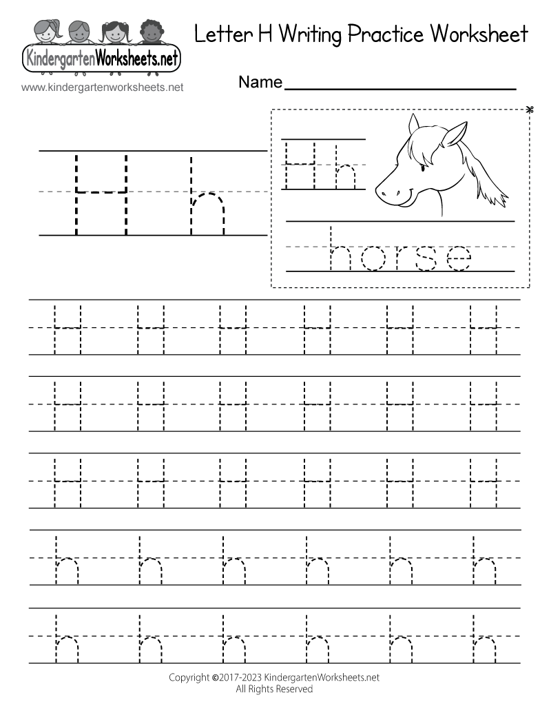 letter h worksheets for kindergarten letter h worksheets for kindergarten
