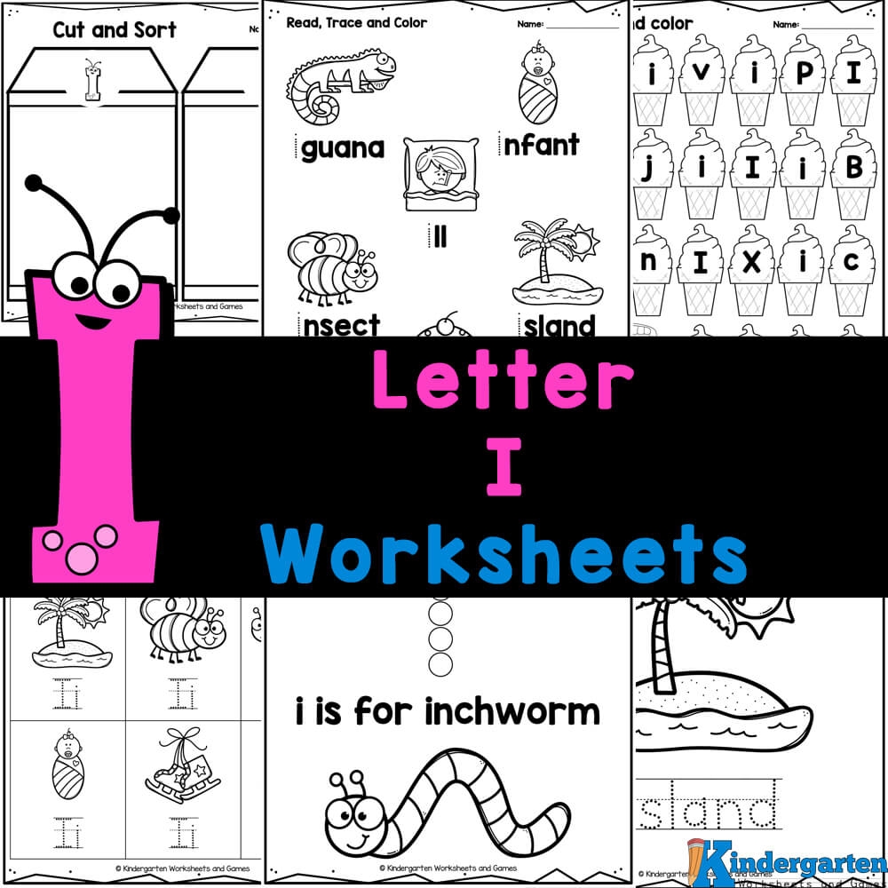 letter i worksheets for kindergarten