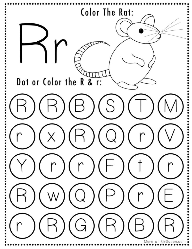 Free Printable Letter R Worksheets Sly Spoon Free Printable Letter R Worksheets Sly Spoon