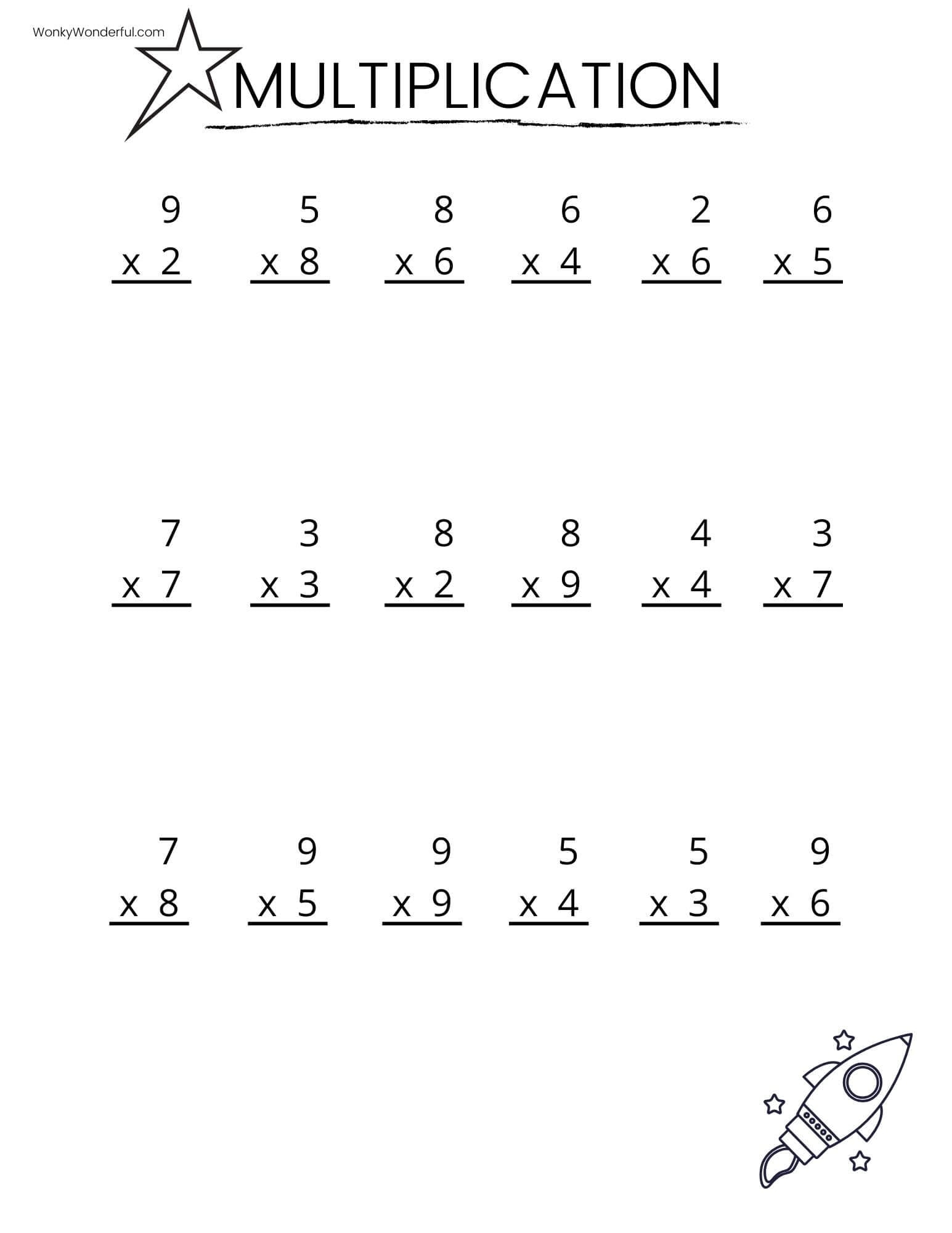 4 grade math worksheets