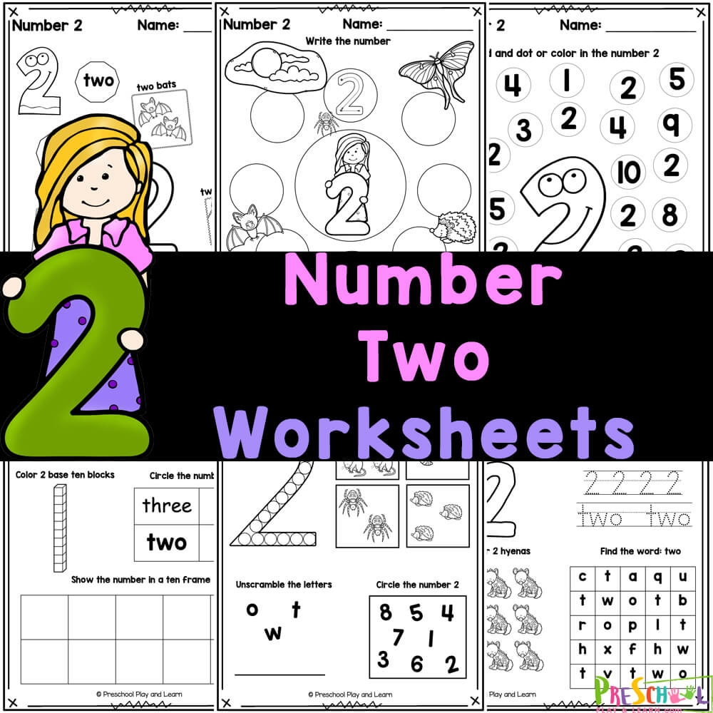 FREE Printable Number 2 Worksheets Tracing Counting FREE Printable Number 2 Worksheets Tracing Counting