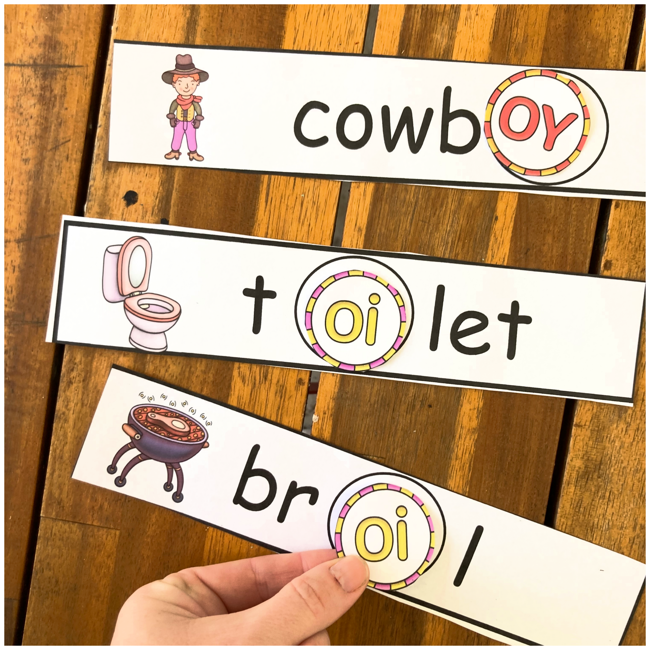 FREE Printable Oi And Oy Sound Words Phonics Activity