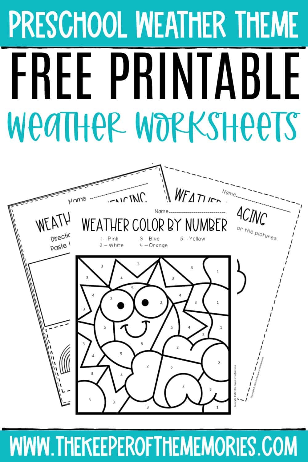 weather worksheets preschool