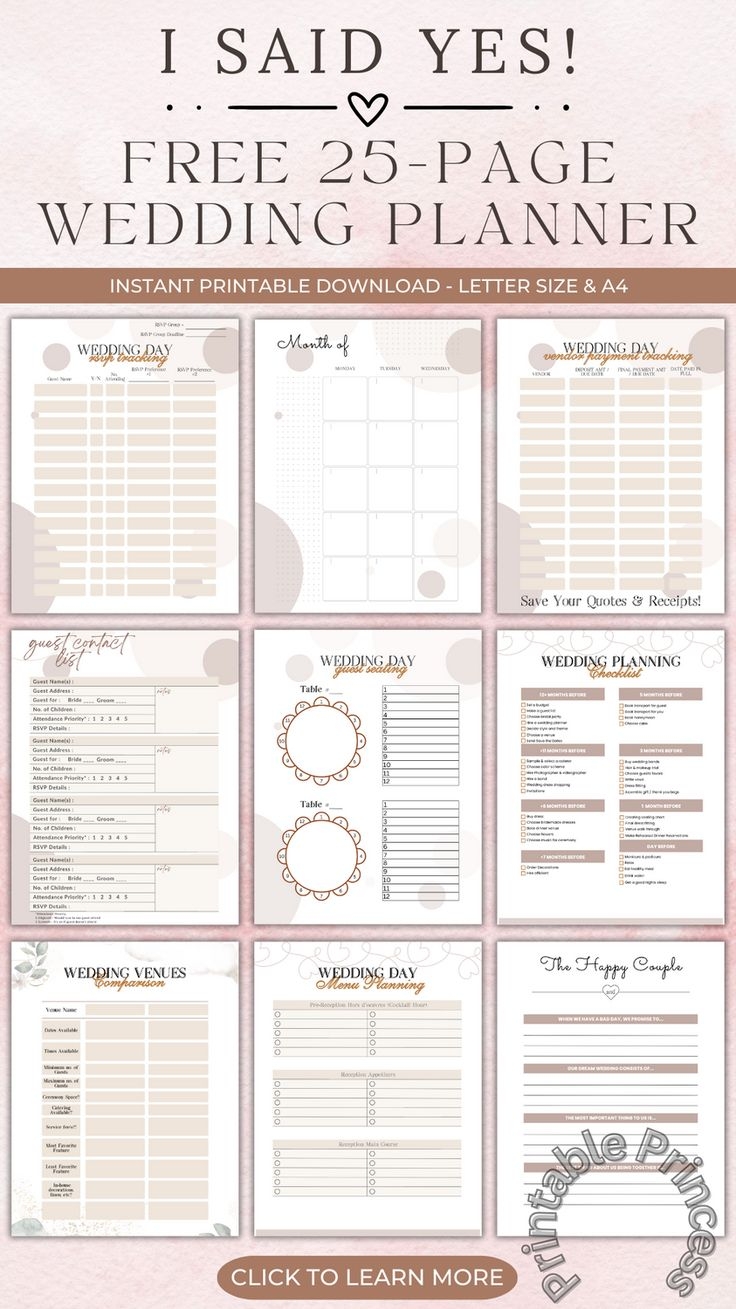 printout free printable wedding planner worksheets printout free printable wedding planner worksheets