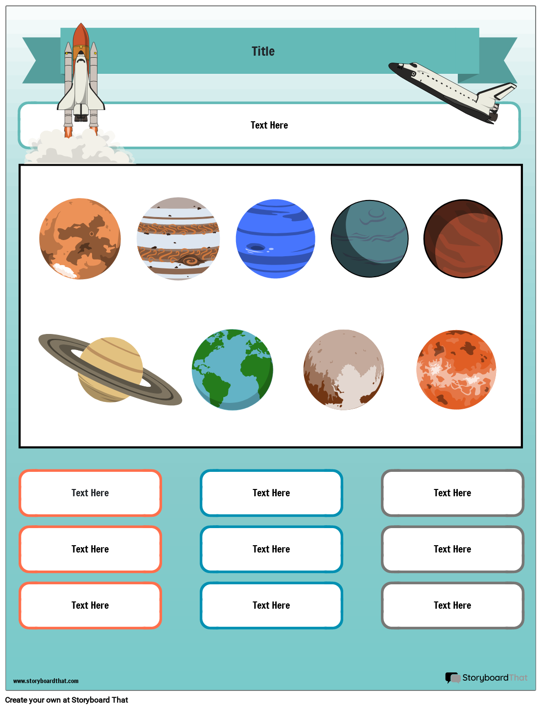 Free Solar System Worksheets By Storyboard That