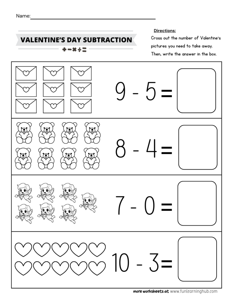 Free To Download 70 Pictorial Subtraction Worksheets For Kindergarten Fun Learning Hub