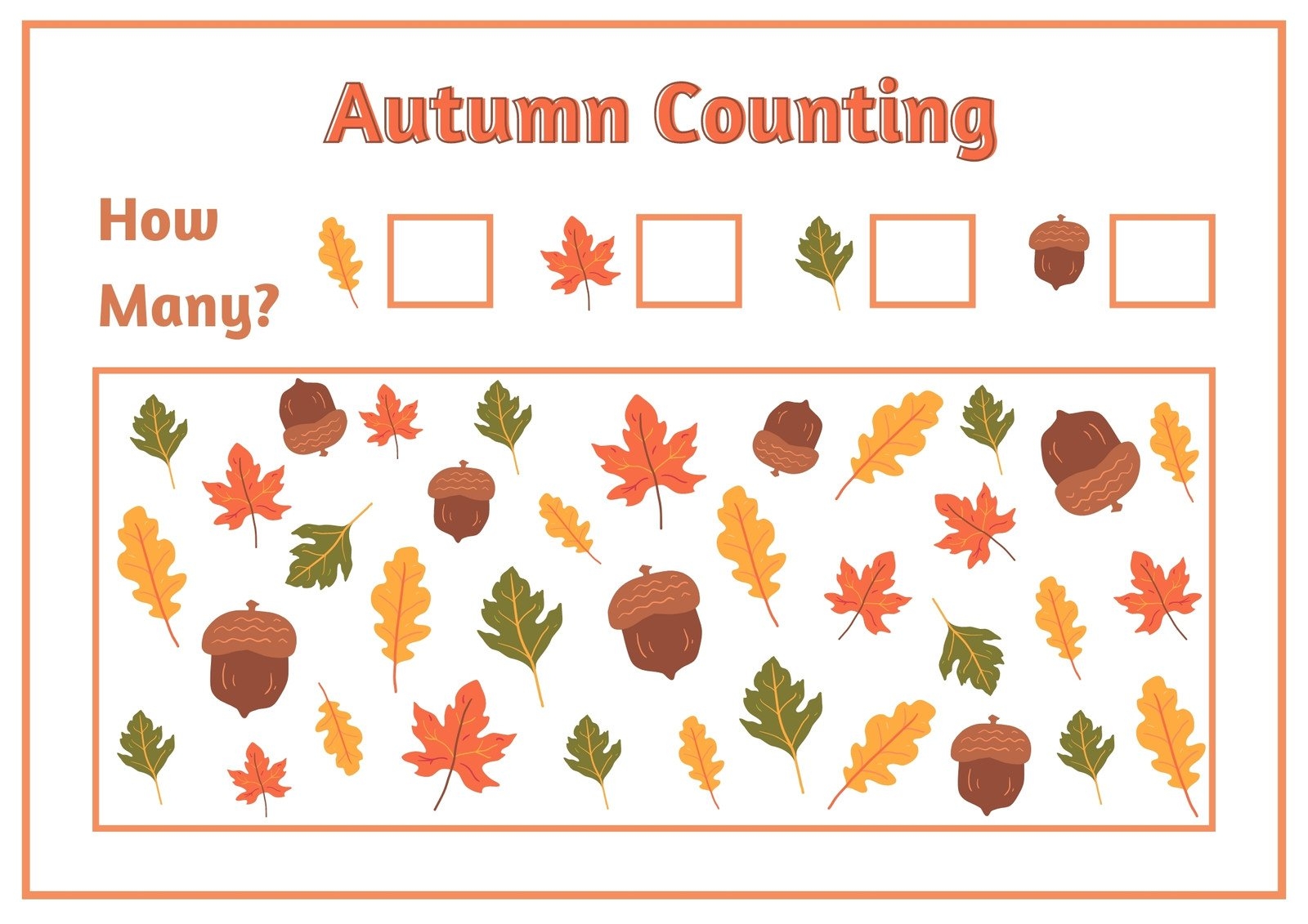Free To Edit Autumn themed Worksheet Templates Canva