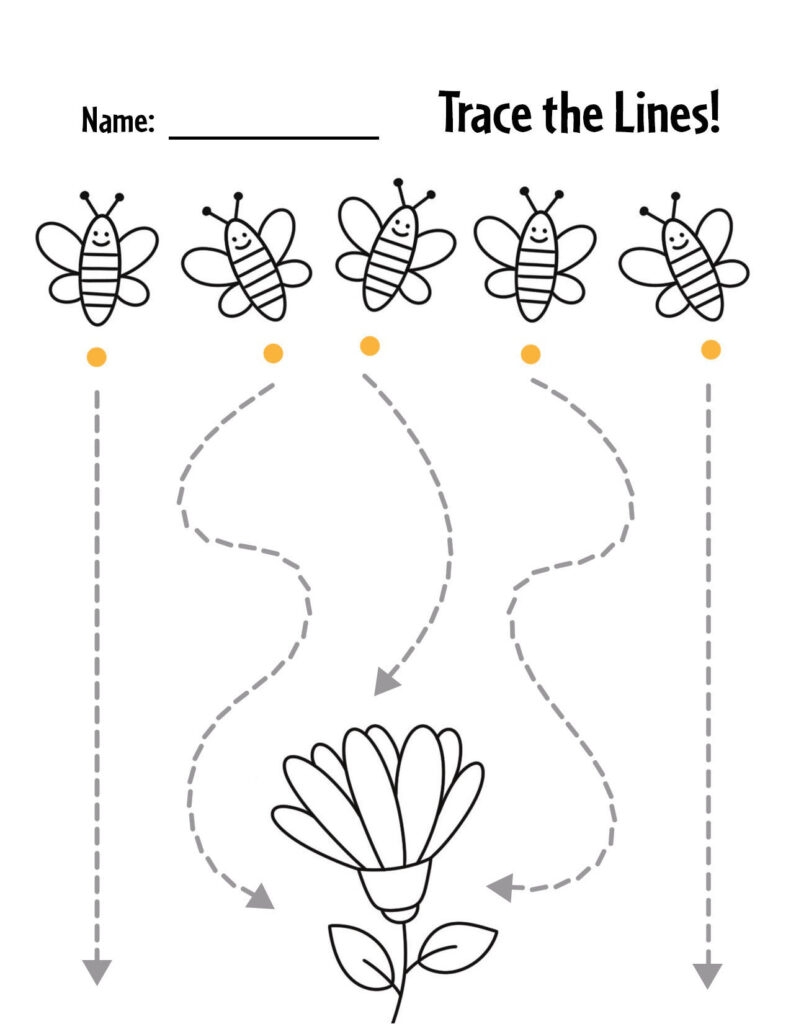 Free Trace The Line Worksheets For Preschool The Hollydog Blog Free Trace The Line Worksheets For Preschool The Hollydog Blog